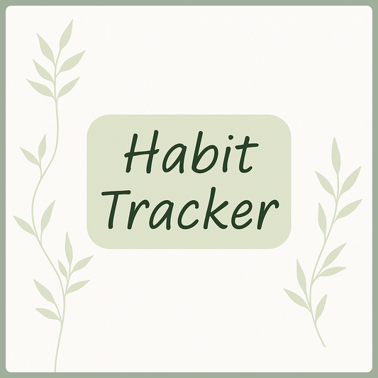 Weekly Habit Tracker (Digital)