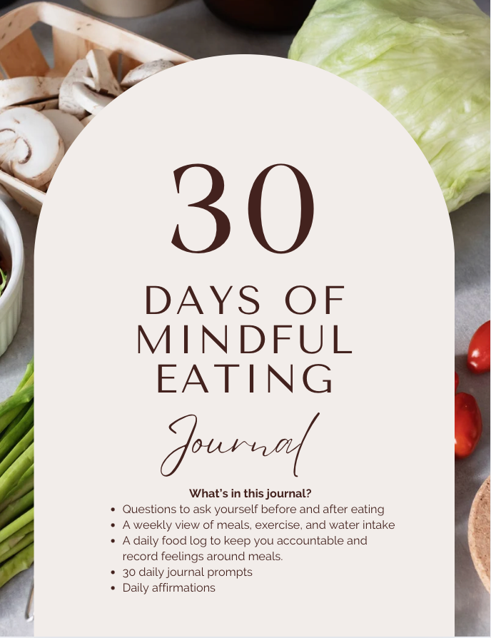 30-Day Mindful Eating Journal (Digital)